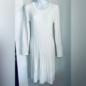 Est 1946 White sweater dress Midi Size M